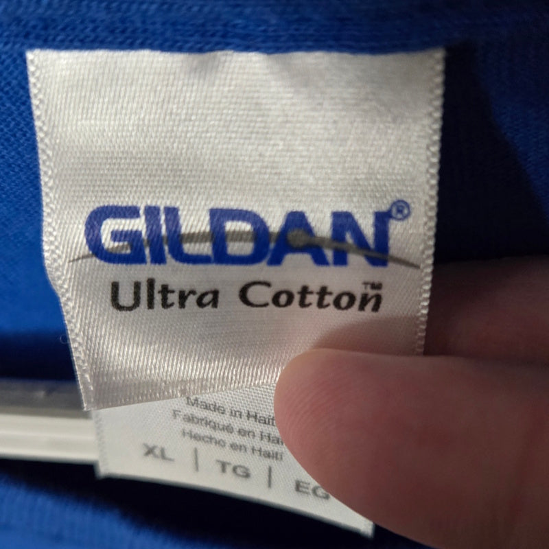 Pre-Owned Gildan Kansas City Royals 2015 World Series Championship T-Shirt Men's XL