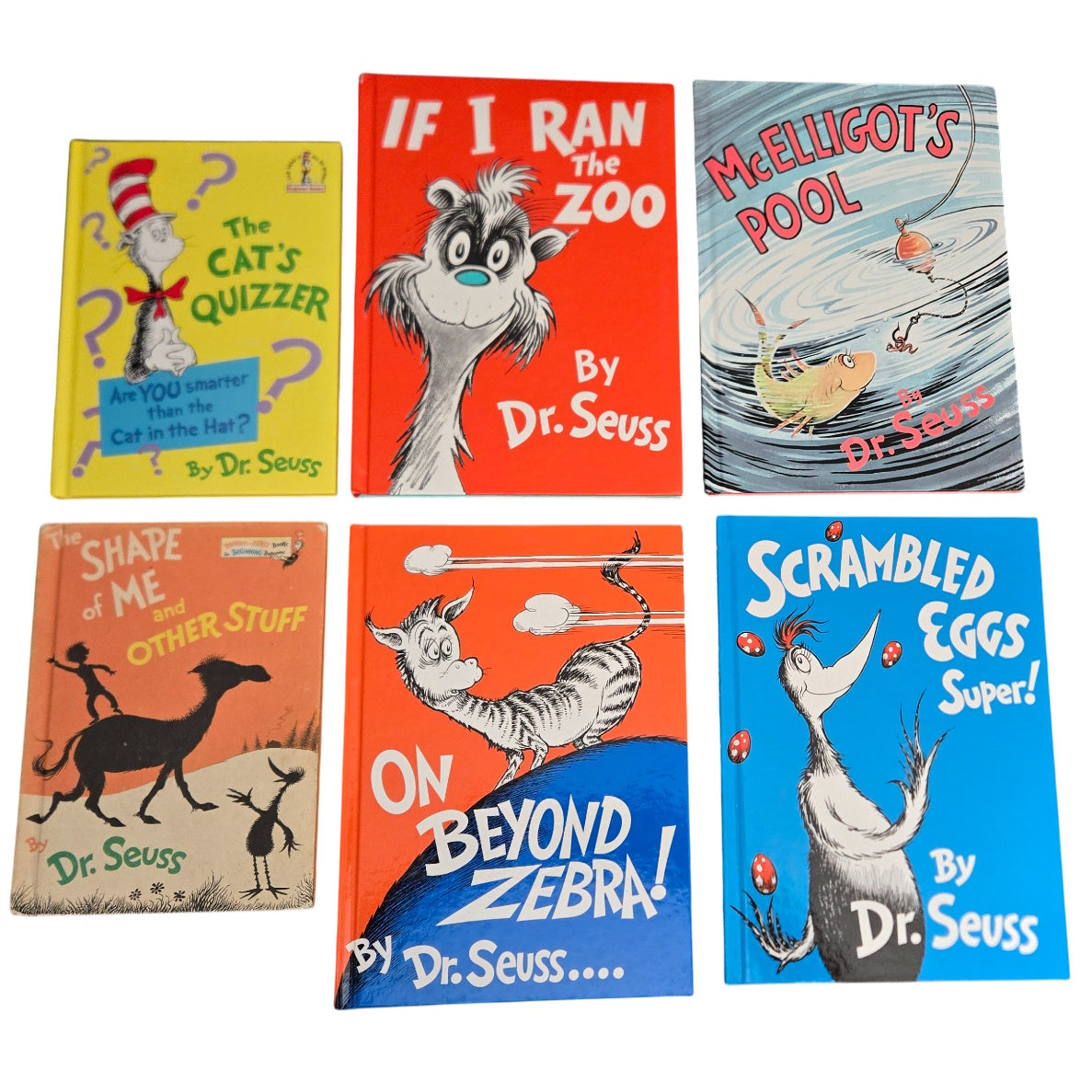 Pre-owned RARE Dr. Seuss Collector Lot: 6 Books! 5 Discontinued Titles + 1973 1st Ed!
