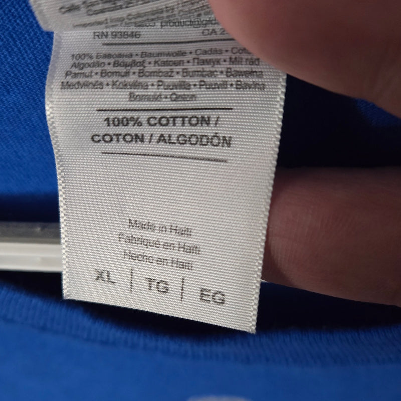 Pre-Owned Gildan Kansas City Royals 2015 World Series Championship T-Shirt Men's XL